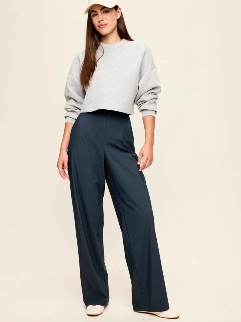 Old Navy High-Waisted SleekTech Trouser Pants